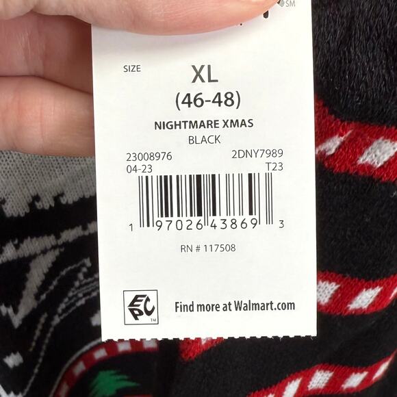 Disney Nightmare Before Christmas Knit Holiday Sweater Adult XL NWT - Picture 2 of 14